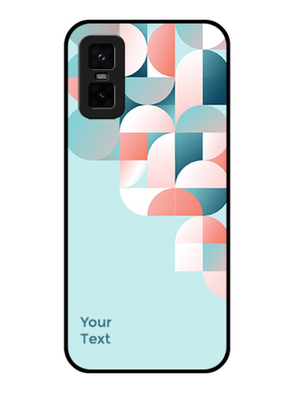 Custom infinix-gt-30-pro-5g Custom Metal Phone Case - Stylish Semi - Circle Pattern Design