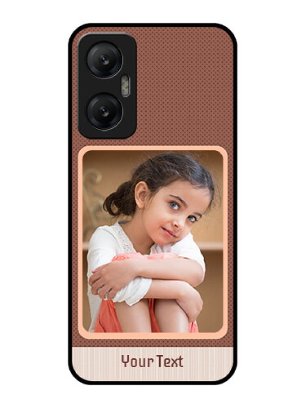 Custom Infinix Hot 20 5G Custom Metal Phone CaseSimple Pic Upload Design