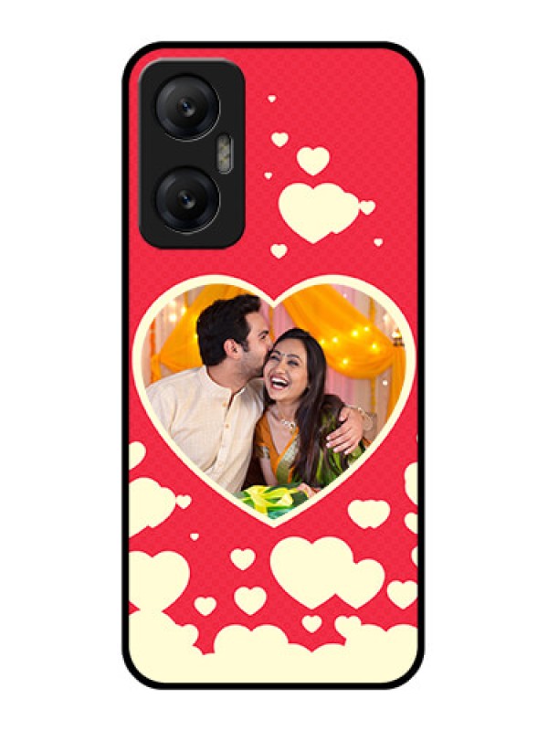Custom Infinix Hot 20 5G Custom Metal Phone CaseLove Symbols Phone Cover Design