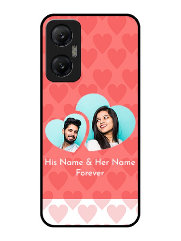 Custom Infinix Hot 20 5G Custom Metal Phone CaseCouple Pic Upload Design
