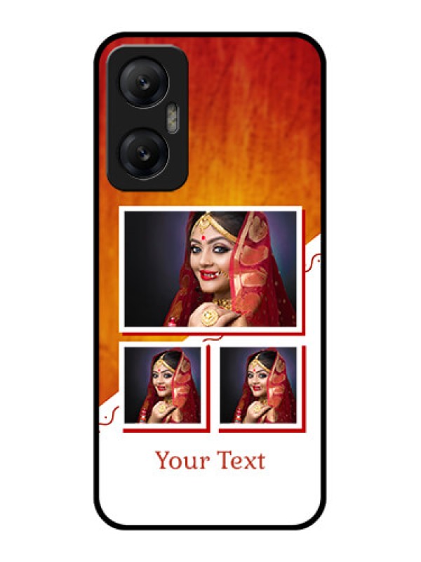 Custom Infinix Hot 20 5G Custom Metal Phone CaseWedding Memories Design