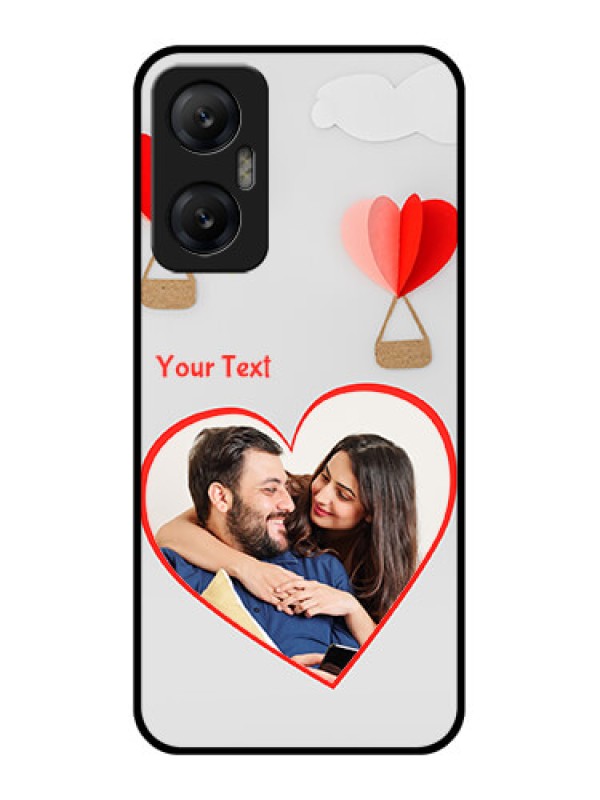 Custom Infinix Hot 20 5G Custom Metal Phone CaseParachute Love Design