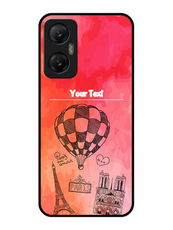 Custom Infinix Hot 20 5G Custom Metal Phone CaseParis Theme Design