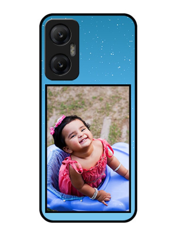 Custom Infinix Hot 20 5G Custom Metal Phone CaseWave Pattern Colorful Design