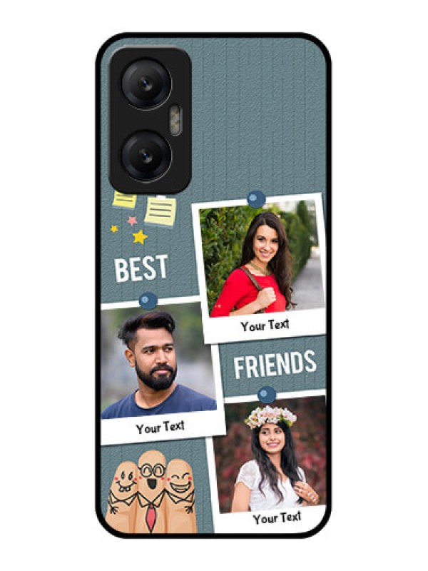 Custom Infinix Hot 20 5G Custom Metal Phone CaseSticky Frames And Friendship Design