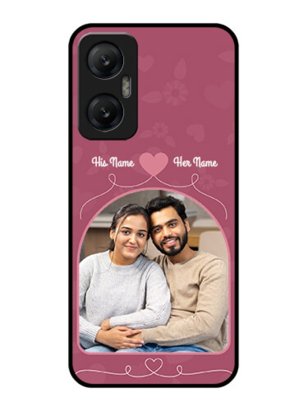 Custom Infinix Hot 20 5G Custom Metal Phone CaseLove Floral Design