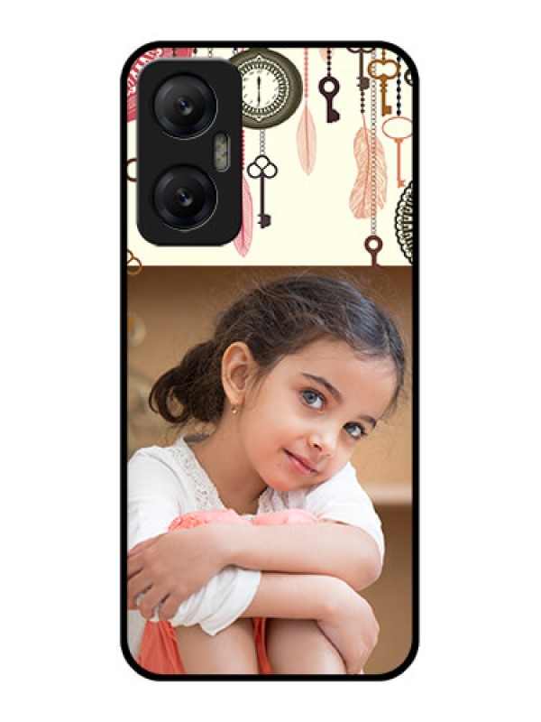 Custom Infinix Hot 20 5G Custom Metal Phone CaseBoho Style Design