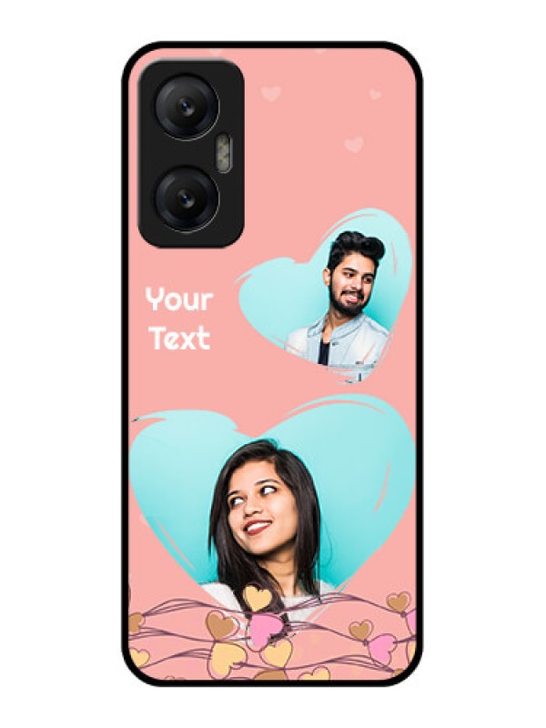 Custom Infinix Hot 20 5G Custom Metal Phone CaseLove Doodle Design