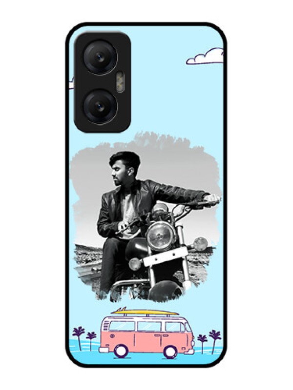 Custom Infinix Hot 20 5G Custom Metal Phone CaseTravel and Adventure Design