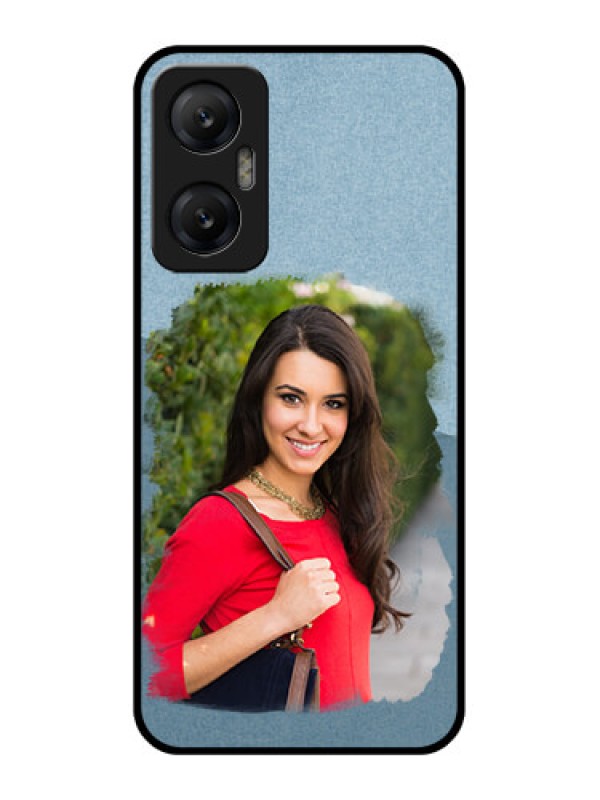 Custom Infinix Hot 20 5G Custom Metal Phone CaseGrunge Line Art Design