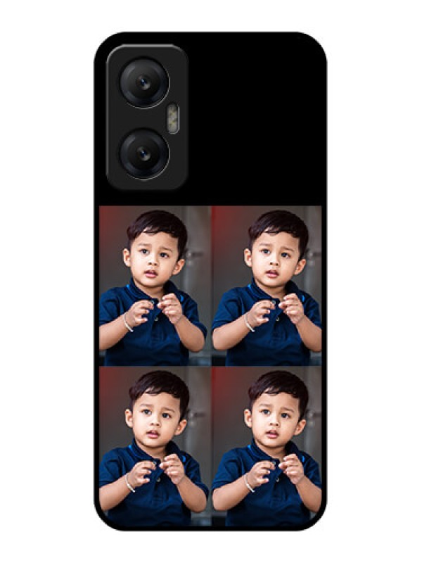 Custom Infinix Hot 20 5G Custom Metal Phone Case4 Image Holder Design