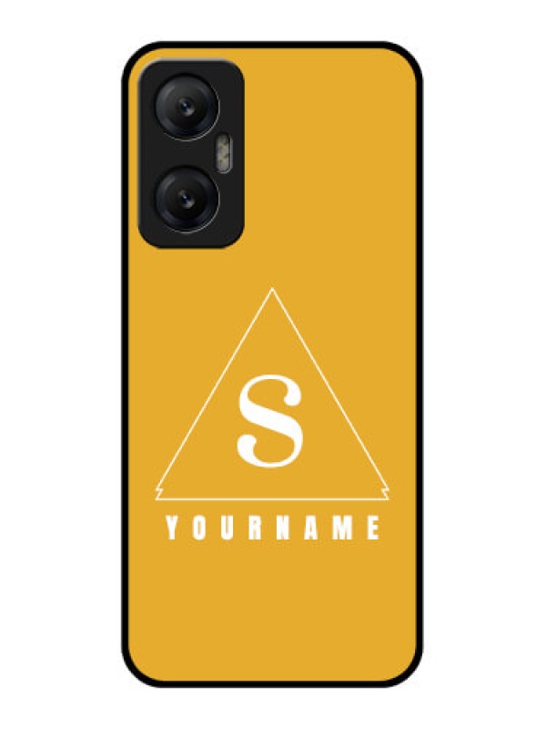 Custom Infinix Hot 20 5G Custom Metal Phone CaseSimple Triangle Design