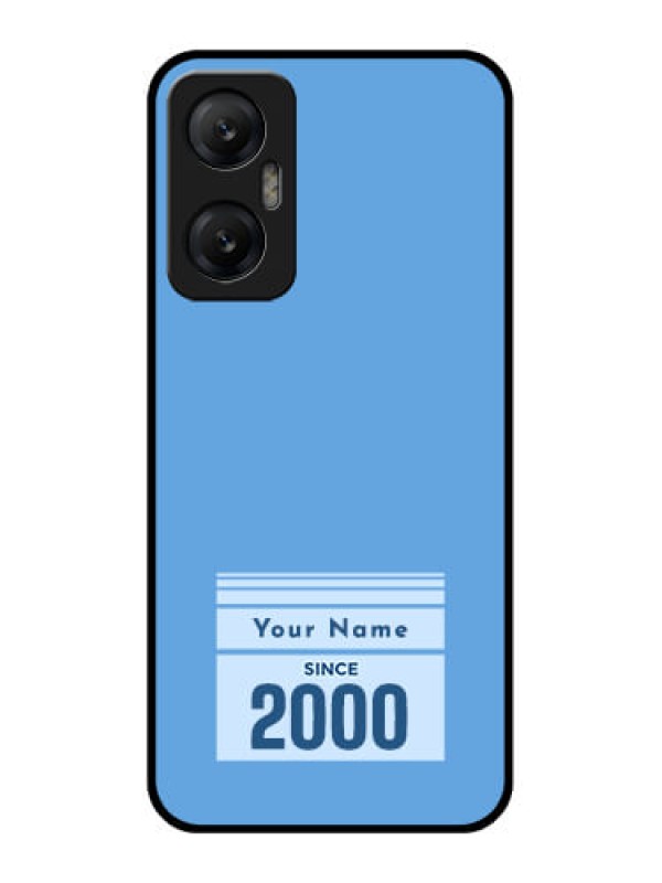 Custom Infinix Hot 20 5G Custom Metal Phone CaseCustom Year Of Birth Design