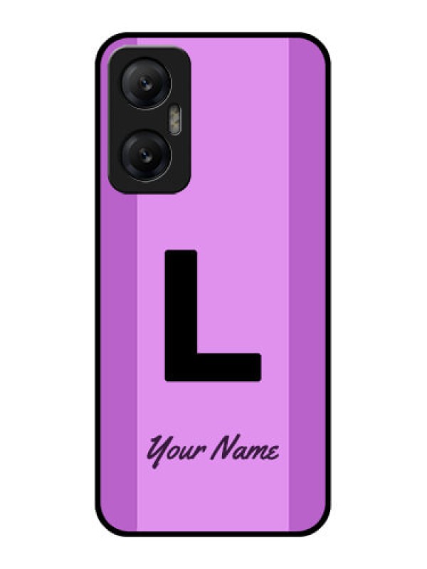 Custom Infinix Hot 20 5G Custom Metal Phone CaseTricolor Custom Text Design