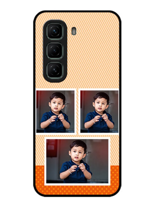 Custom Infinix Hot 50 5G Custom Metal Phone CaseBulk Photos Upload Design