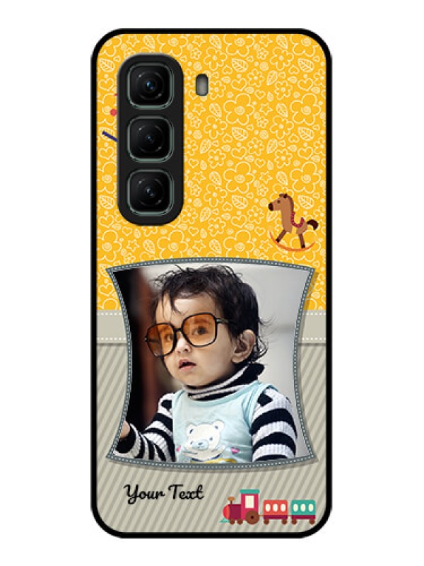 Custom Infinix Hot 50 5G Custom Metal Phone CaseBaby Picture Upload Design