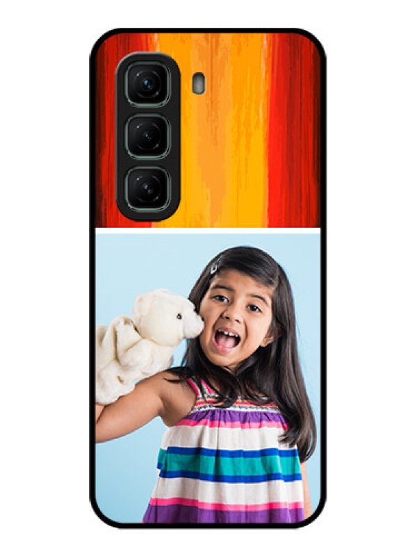 Custom Infinix Hot 50 5G Custom Metal Phone CaseMulti Color Design