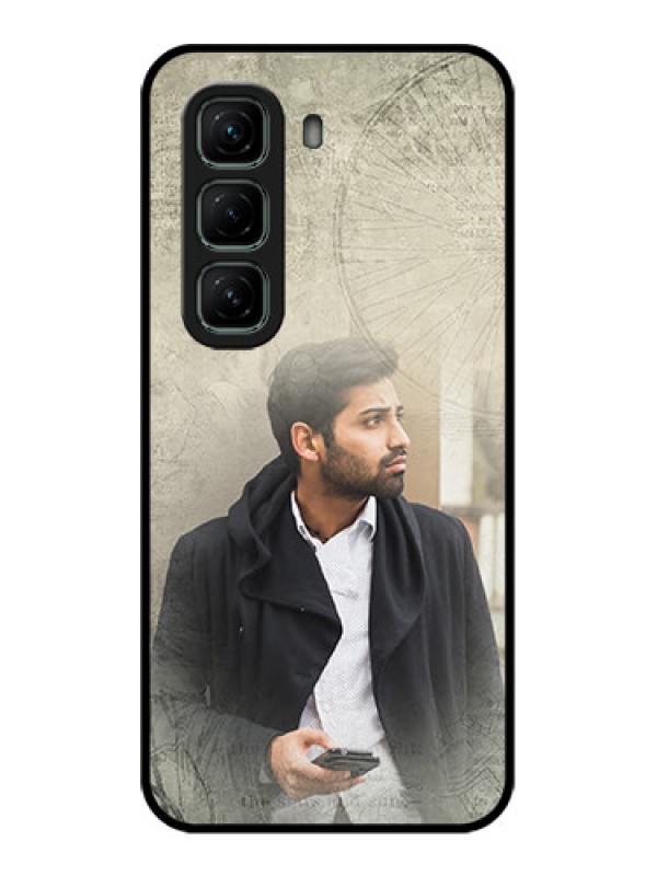 Custom Infinix Hot 50 5G Custom Metal Phone CaseWith Vintage Design