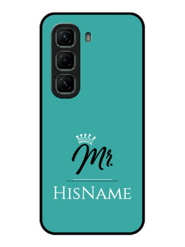 Custom Infinix Hot 50 5G Custom Metal Phone CaseMr With Name Design
