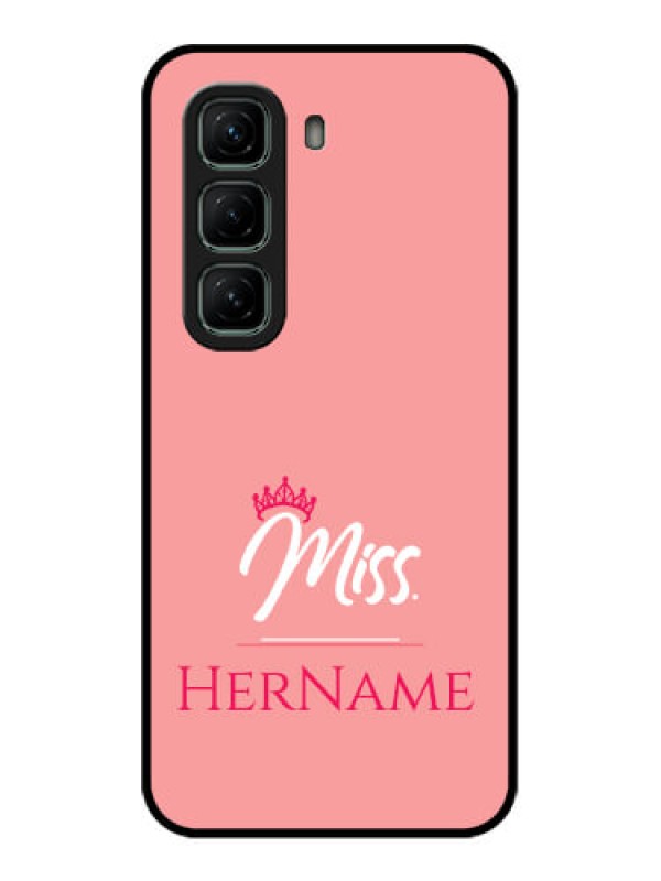 Custom Infinix Hot 50 5G Custom Metal Phone CaseMrs With Name Design