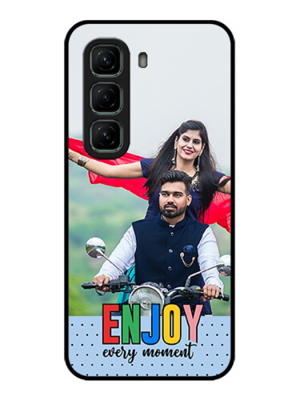 Custom Infinix Hot 50 5G Custom Metal Phone CaseEnjoy Every Moment Design