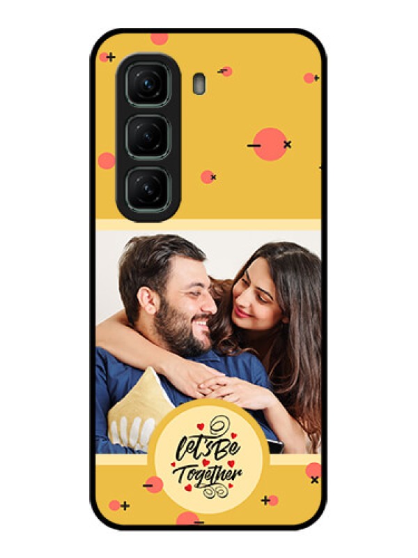 Custom Infinix Hot 50 5G Custom Metal Phone CaseLets Be Together Design