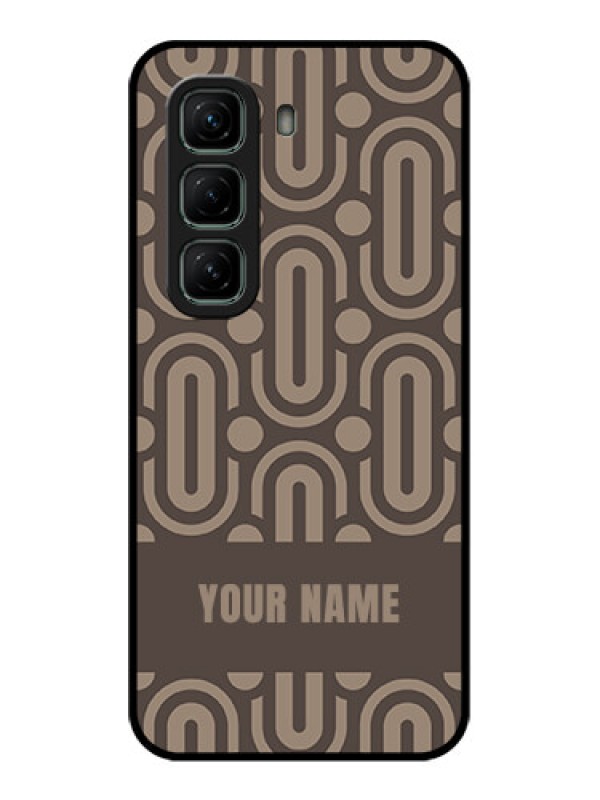 Custom Infinix Hot 50 5G Custom Metal Phone CaseCaptivating Zero Pattern Design