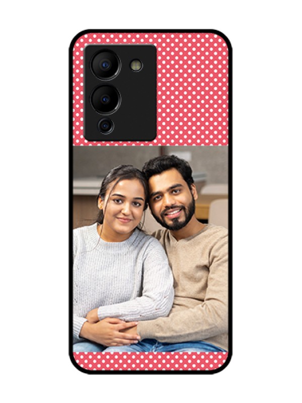 Custom Infinix Note 12 Turbo Custom Metal Phone Case - White Dotted Design