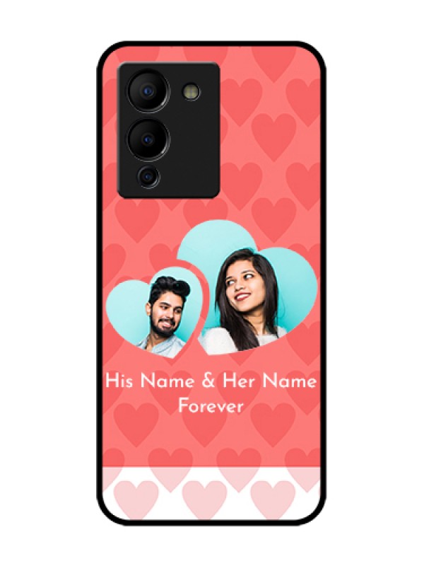 Custom Infinix Note 12 Turbo Custom Metal Phone Case - Couple Pic Upload Design