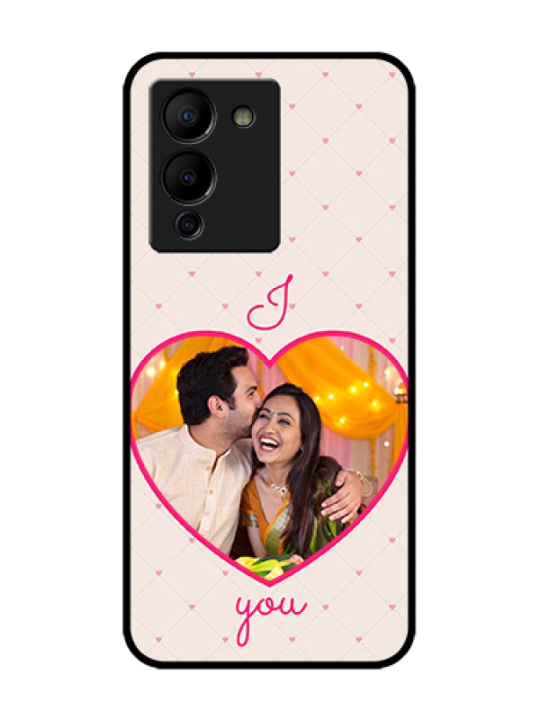 Custom Infinix Note 12 Turbo Custom Metal Phone Case - Heart Shape Design