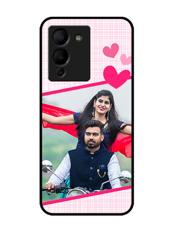Custom Infinix Note 12 Turbo Custom Metal Phone Case - Love Shape Heart Design