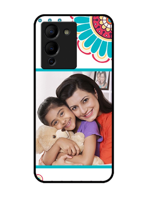 Custom Infinix Note 12 Turbo Custom Metal Phone Case - Flower Design