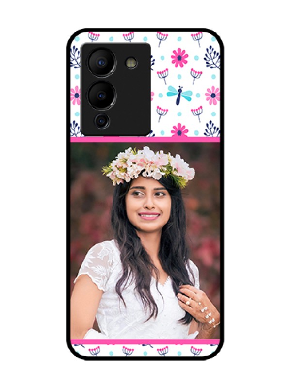 Custom Infinix Note 12 Turbo Custom Metal Phone Case - Colorful Flower Design