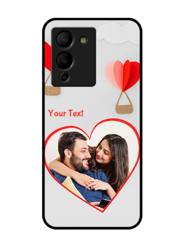 Custom Infinix Note 12 Turbo Custom Metal Phone Case - Parachute Love Design