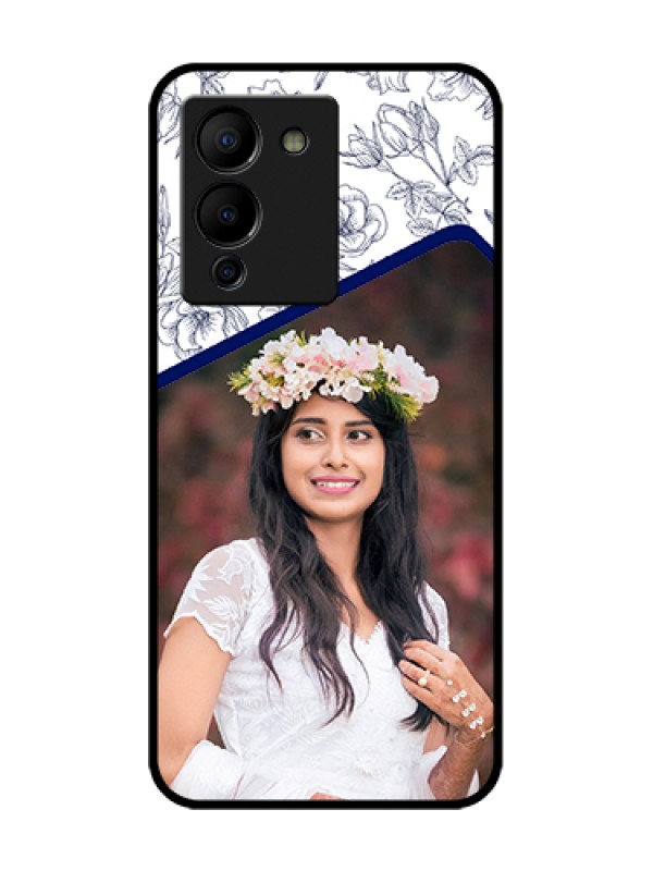 Custom Infinix Note 12 Turbo Custom Metal Phone Case - Classy Floral Design