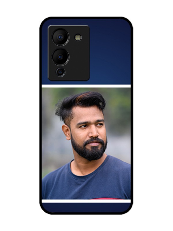 Custom Infinix Note 12 Turbo Custom Metal Phone Case - Simple Royal Blue Design