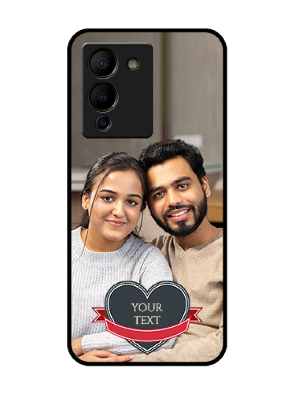 Custom Infinix Note 12 Turbo Custom Metal Phone Case - Just Married Couple Design