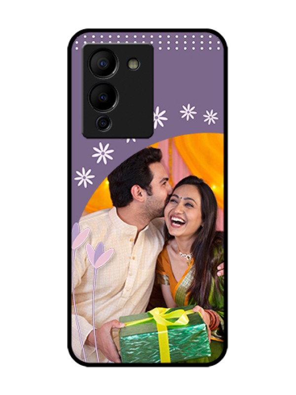 Custom Infinix Note 12 Turbo Custom Metal Phone Case - Lavender Flowers Design