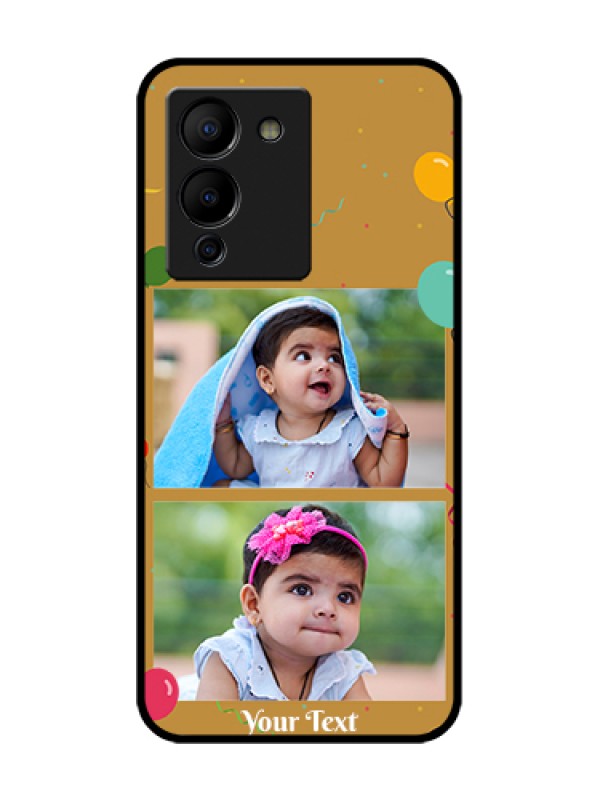 Custom Infinix Note 12 Turbo Custom Metal Phone Case - Image Holder With Birthday Celebrations Design