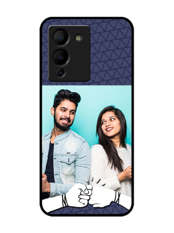 Custom Infinix Note 12 Turbo Custom Metal Phone Case - With Best Friends Design