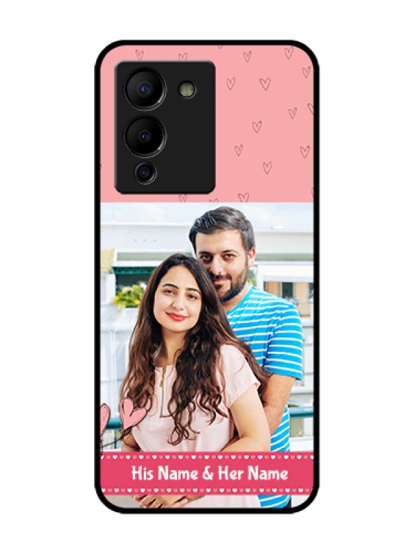 Custom Infinix Note 12 Turbo Custom Metal Phone Case - Love Design Peach Color