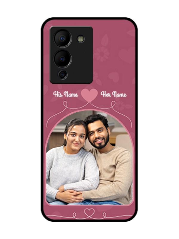Custom Infinix Note 12 Turbo Custom Metal Phone Case - Love Floral Design