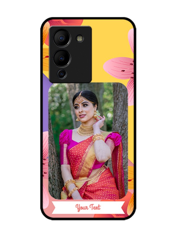 Custom Infinix Note 12 Turbo Custom Metal Phone Case - 3 Image With Vintage Floral Design