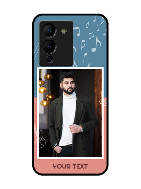 Custom Infinix Note 12 Turbo Custom Metal Phone Case - With Color Musical Note Design