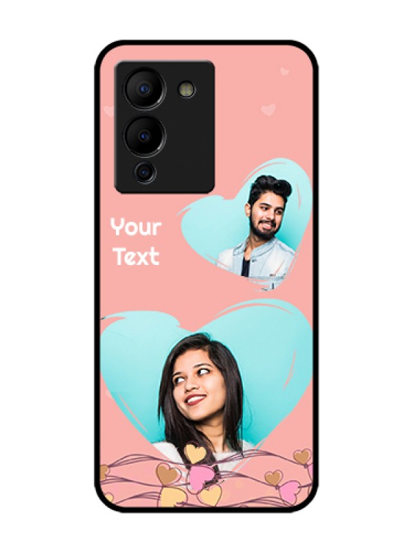 Custom Infinix Note 12 Turbo Custom Metal Phone Case - Love Doodle Design