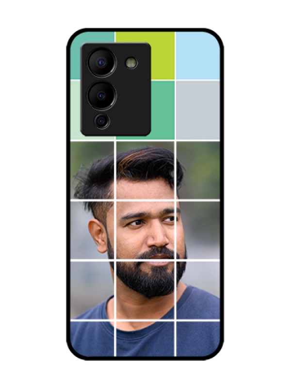 Custom Infinix Note 12 Turbo Custom Metal Phone Case - With White Box Pattern