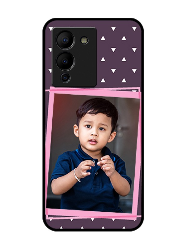 Custom Infinix Note 12 Turbo Custom Metal Phone Case - Triangle Pattern Dotted Design