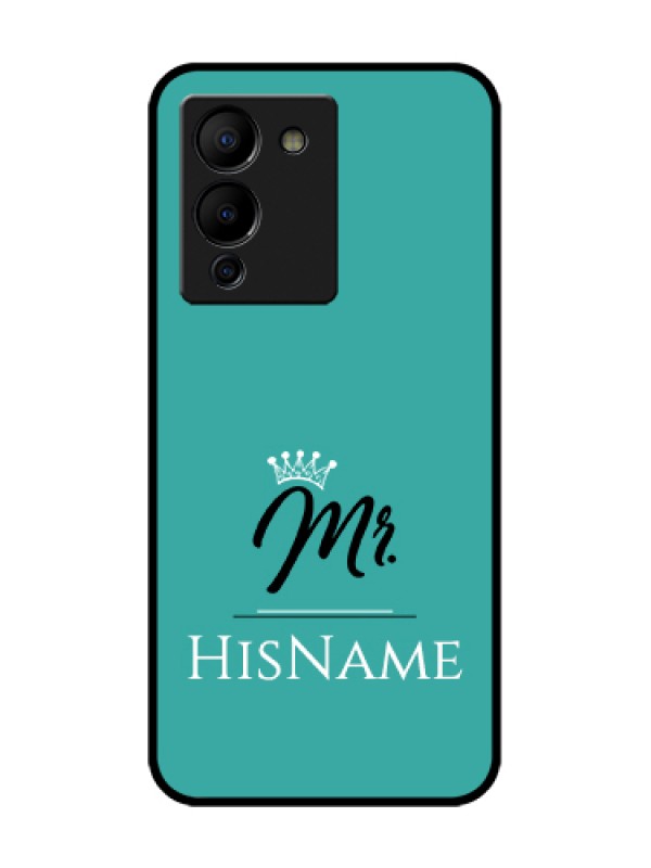 Custom Infinix Note 12 Turbo Custom Metal Phone Case - Mr With Name Design