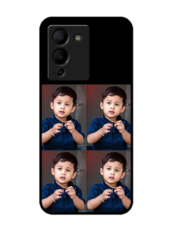 Custom Infinix Note 12 Turbo Custom Metal Phone Case - 4 Image Holder Design