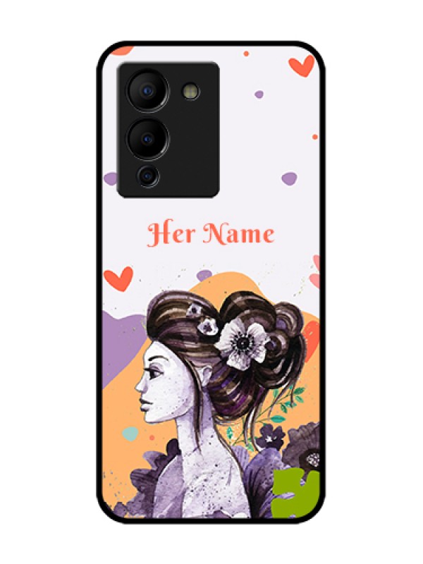 Custom Infinix Note 12 Turbo Custom Metal Phone Case - Woman And Nature Design